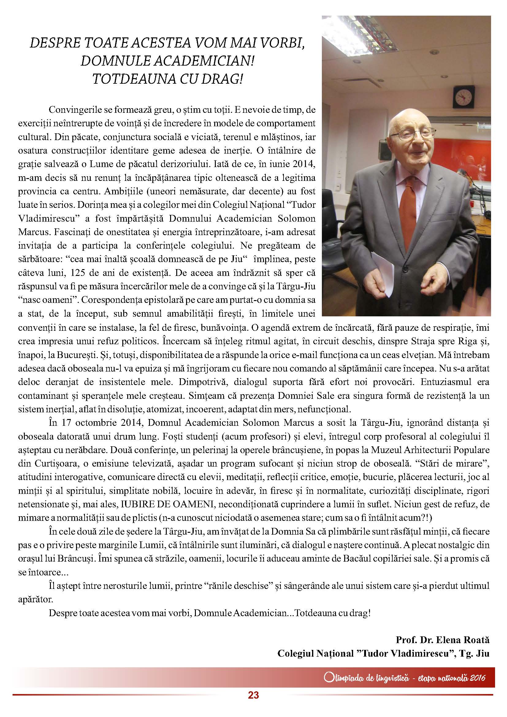 revista olimpiadei 2016 pagina 23